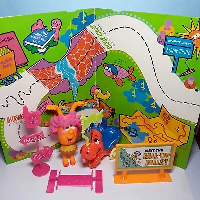 Vintage Mattel Upsy Downsy MISS INFORMATION Set W/Playboard & Booth Vehicle 1969 • $58