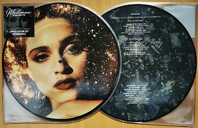 MADONNA LP X 2 The Girlie Show Live Double VINYL PICTURE DISC Limited Edition • £38.95