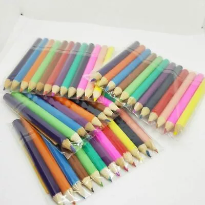 32 PCS Mini Colouring Pencils Crayons Kids School Fun Art Drawing Party Bags UK • £2.99