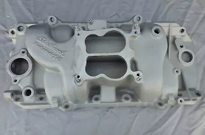 BBC Edelbrock Performer 2-O Aluminum Intake Manifold Oval Port EGR 396 427 454 • $249