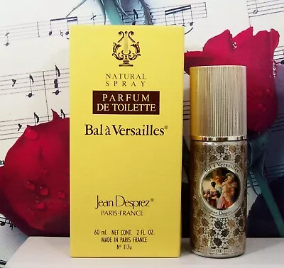 Jean Desprez Bal A Versailles Parfum De Toilette Spray 2.0 FL. OZ. WB. Vintage • $249.99