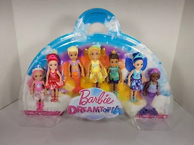 Barbie Dreamtopia Rainbow Cove Chelsea Set Of 7 Dolls - HGM48 NIB • $32.99