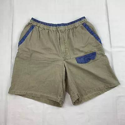 Vintage Fast Breaker Shorts Adult Large Tan Casual Beach Vacation 90s Outdoors • $31.99