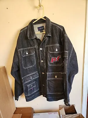 PF Original Black Jean Jacket Authentic New York Jeans Very Nice Condition • $19.99