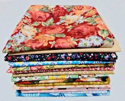 Cotton Quilting Fabric Fat Quarters X 15 • $20