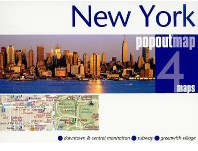 New York City (Popout Maps) By Compass Maps Sheet Map Book • $8