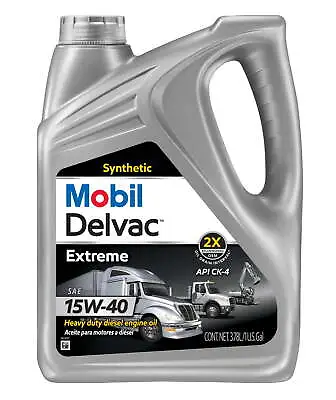 Mobil Delvac Extreme Heavy Duty Full Synthetic Diesel Engine Oil 15W-40 1 Gallon • $35.95