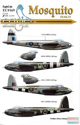 ECL48169 1:48 Eagle Editions Mosquito FB Mk.IV • $21.49