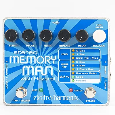 Electro-Harmonix Stereo Memory Man Hazarai - Delay & Looper Effect Pedal • $209