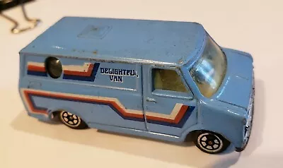 Yatming Bedford  Delightful Van  #899 Blue W/Bubble Window VINTAGE 1/64 • $4.95