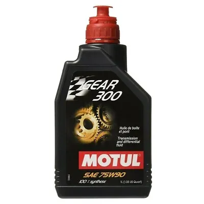 MOTUL Gear 300 75W90 1 Lt Oil Gear Differential Transmissions 100% Synthetic • $108.45