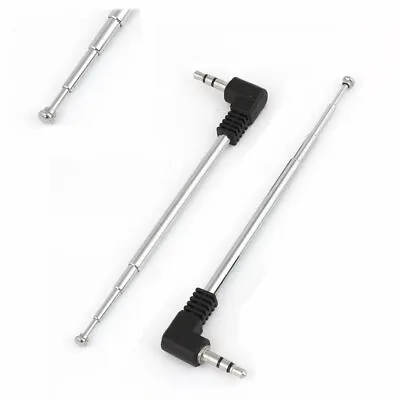 Multi Purpose 3.5mm Jack FM Radio TV 4 Sections Telescopic Antenna 245mm 🇬🇧 • £4.40