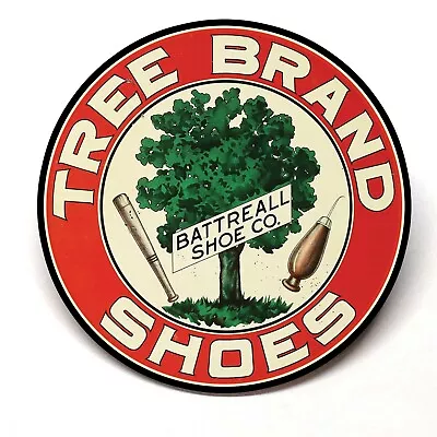 Tree Brand Shoes Battreall Shoe Co St Joseph Missouri Advertising Pocket Mirror • $15