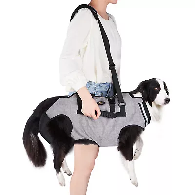 XXL Pet Puppy Dog Mesh Sling Backpack Carrier Travel Tote Shoulder Bag Support • $29.99