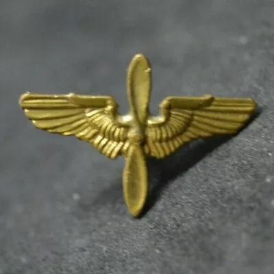 £6 • Buy Vintage United States Army Air Force Cadet Pilot Wings Badge Screw Back