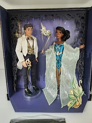 New D23 2019 Disney DesColl Midnight Masquerade Tiana & Naveen LE 900 Doll Set • $349.99