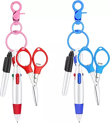 2 Sets Nurse Badge Pen Tool Accessories Include Marker Pen Retractable Ball Pe • $21.99