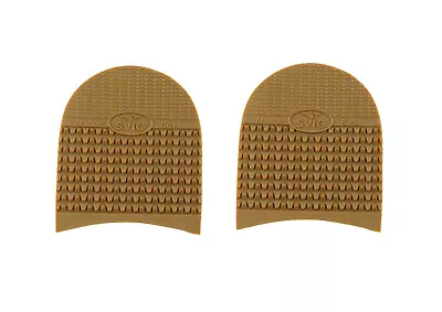 £5.99 • Buy SVIG Monte Rosa Rubber Boot Or Shoe Heels 10cm X 10.5cm X 7mm Thick CARAMEL.
