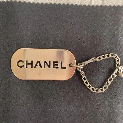 CHANEL Key Ring Chanelchanelkeychaincharmplatelogorarity • $127.21