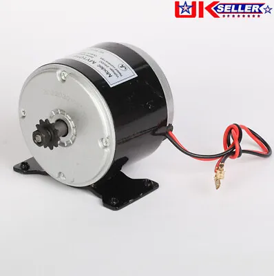 Electric Scooter Motor DC 24v 350w Brushed 6mm Chain For E-bike  • £33.59