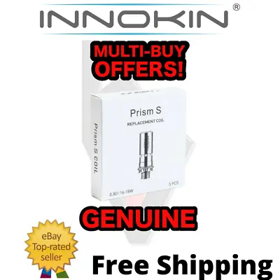 Innokin Endura T20 S Coils | Prism-S Tank | 0.8Ohm | 1.5Ohm | Pack Of 5 • £8.49