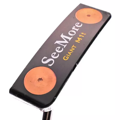 New SeeMore Black Giant M1t CS Putter 34  LEFT HANDED +HC • $225.99