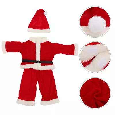 Santa Costume Boy Christmas Outfits Christmas Costume Girls Christmas Suit Boy • £10.16