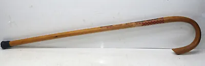 Classic Style Purina 35” Vintage Bent Wood Walking Cane INV16869 • $29