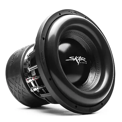 NEW SKAR AUDIO ZVX-12v2 D1 12  3000W MAX POWER DUAL 1 OHM SUBWOOFER • $322.99