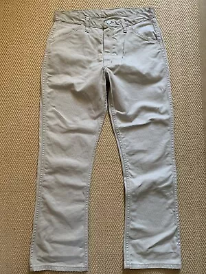 Vintage Wrangler Blue Bell 7mwz Beige Jeans Size 32x30 • $93.24