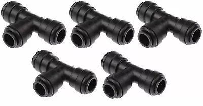 £14.75 • Buy John Guest 12mm Push Fit Tee (Pack Of 5) 12mm Push Fit Water T 
