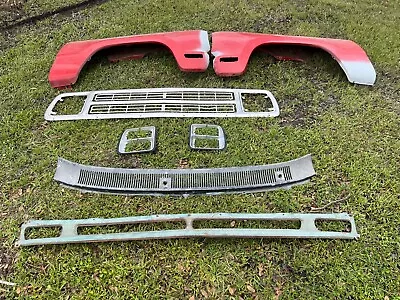 $750 • Buy !parts Lot! 1979 Dodge Truck Lil Red Express Fenders Grille Grill Valance Cowl