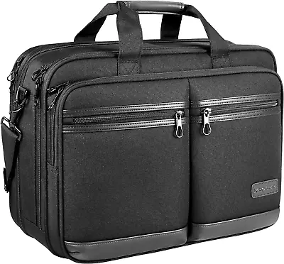 Laptop Bag Expandable 17.3  Laptop Briefcase • $90.78