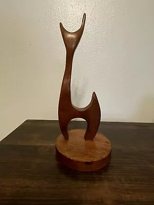 Vintage Mid Century Modern Teak Dear Danish Style • $38.99