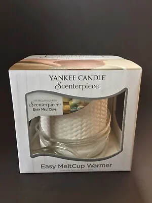 Yankee Candle Scenterpiece Easy MeltCup Warmer White & Midnight Jasmine MeltCup • £20