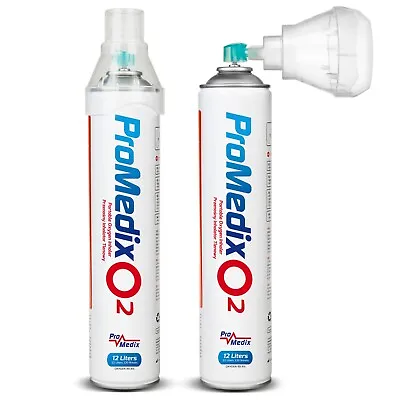 £14.21 • Buy 12L Breathing Oxygen Can 120 Uses Inhaler 99.4% Portable First Aid Sport Asthma