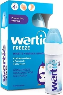 Wartie Freeze Wart And Verruca Remover 50ml Spray Freeze Treatment For Family • £11