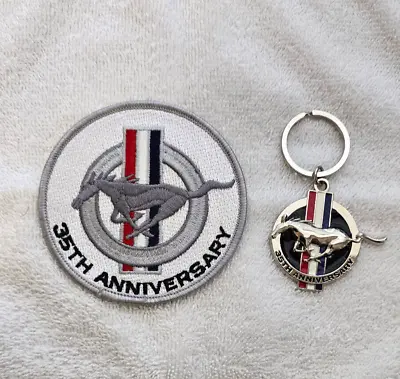 Ford Mustang Shelby 35th Anniversary Set Patch With Key Chain • $14