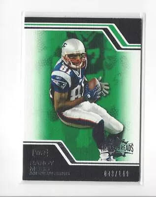 2008 Topps Triple Threads Emerald #54 Randy Moss Patriots /149  • $3.99