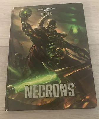 Warhammer 40k Necrons Codex - 8th Edition English - Games Workshop Hardback Book • £14