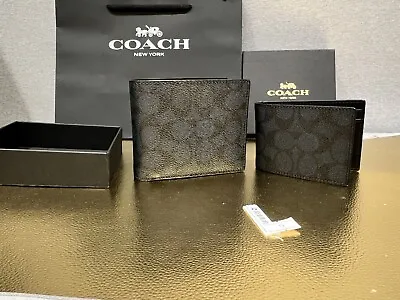 Coach Men's Wallet With Box New Authentic  • $150