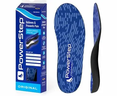 Powerstep Full Length Orthotics Arch Heel Support Insole • $41.95