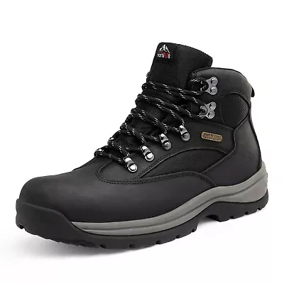 Men's Safety Steel Toe Work Boots Indestructible Waterproof Non-slip Shoes US • $57.99