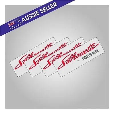 Silhouette Aero Wheel Stickers R31 Skyline GTS GTSX GTSR SVD ** SET OF 4 Nissan • $6.99