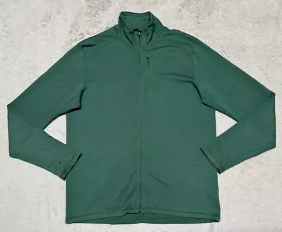 Ibex Jacket Men’s Size XL Green Merino Wool Full Zip USA Made Casual Sweater • $69.99