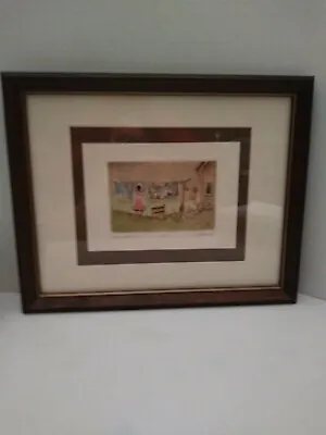 Intaglio Signed Art Print By Ed Gifford Spring Airing • $49.99
