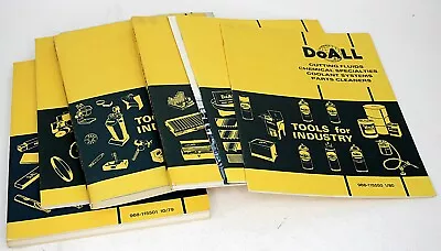 Lot 8 DoAll Catalogs & Pamphlets From 1979/1980 Illustrated Tool/Machining/Drill • $51.82