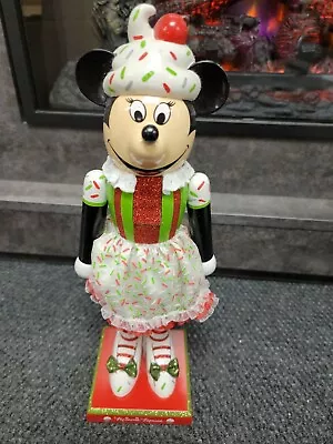 Disney Parks Rare Minnie Mouse Cupcake Nutcracker New In Box • $145.99