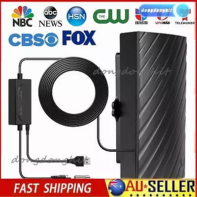 600 Miles Digital TV Antenna HDTV Amplified 4K 1080P Waterproof Outdoor Indoor • $21.61