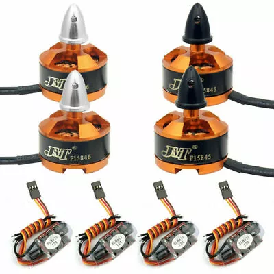 JMT FPV Racing Drone Motor ESC Combo BLHeli 12A ESC 1806 2400KV CW CCW Motors • $37.14